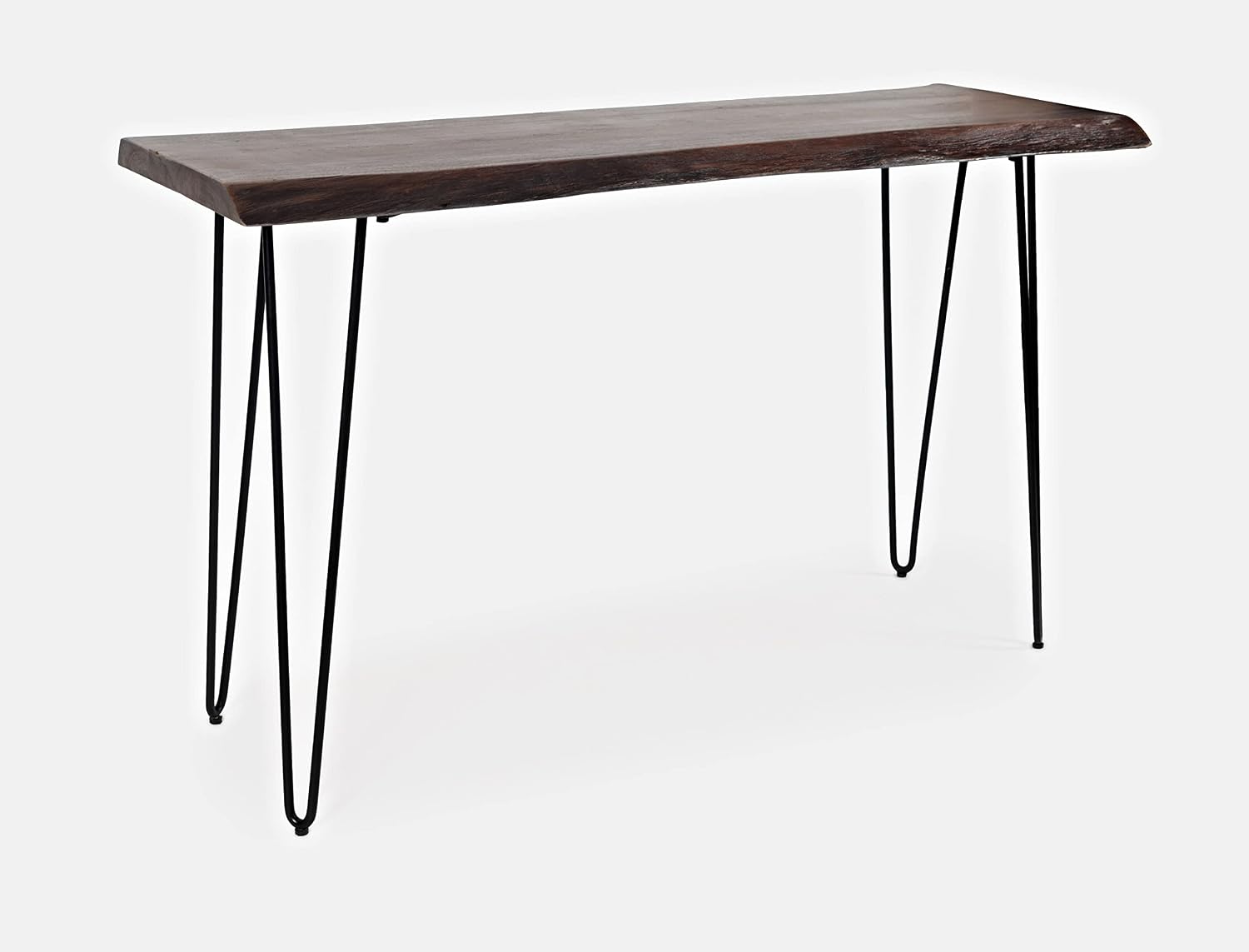 Jofran Nature's Edge Solid Acacia Sofa Console Table, Slate