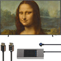 SAMSUNG QN43LS03BA 43 inch The Frame QLED 4K UHD Quantum HDR Smart TV Bundle with Austere 1.5m 4K HDR HDMI Cable and 5-Series 6 Outlet Surge Protector