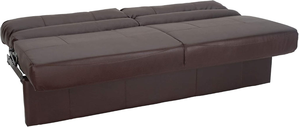 RecPro Charles RV Jackknife Sofa | Love Seat | Sleeper Sofa | Length Options 62', 68', 72' (68 Inch, Mahogany)
