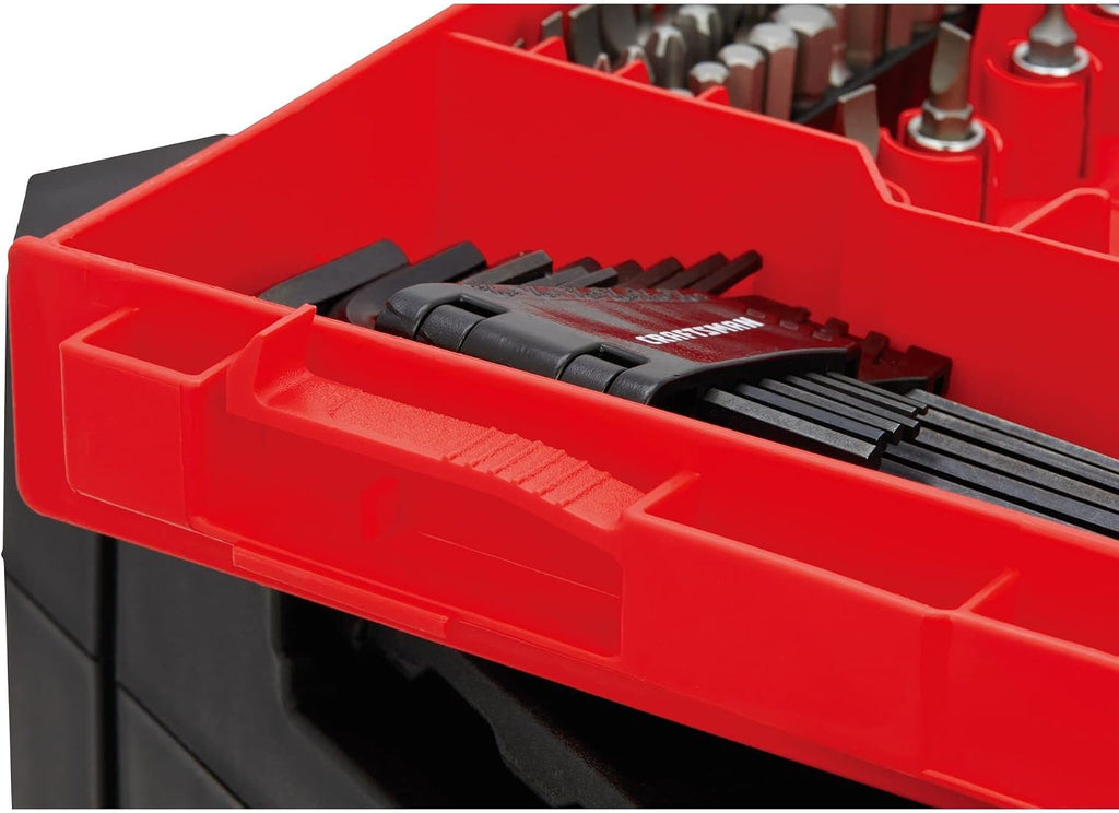 CRAFTSMAN Mechanics Tool Set, 230-Piece Hand Tool and Socket Set with 3-Drawer Tool Box (CMMT45305)