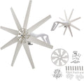 Wind Turbine Generator, 600W Charge Controller Wind Generator Kit 12V Wind Turbine Machine 8 Blade Wind Power Generator Wind Power Tool for Boats Homes RVs Cabins Hybrid Solar Wind System