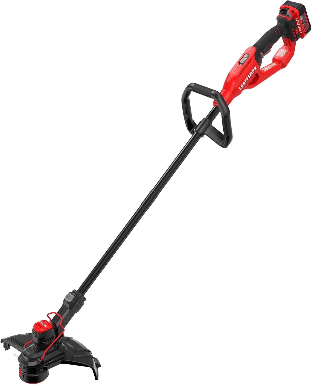 CRAFTSMAN V20 String Trimmer and Lawn Edger Kit with 4Ah Battery and Charger, 13 in. Cordless Weed Wacker with Up to 63 Minutes Runtime, Lightweight (CMCST901M1)