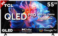 TCL Smart TV 55 inch 2025 55Q5K Google TV QLED 4K Google Assistant | Hands Free Voice Control | Alexa | VisionHDR10+| AiPQ | Micro Dimming | NITS350 | Panel 60 Hz (Renewed)