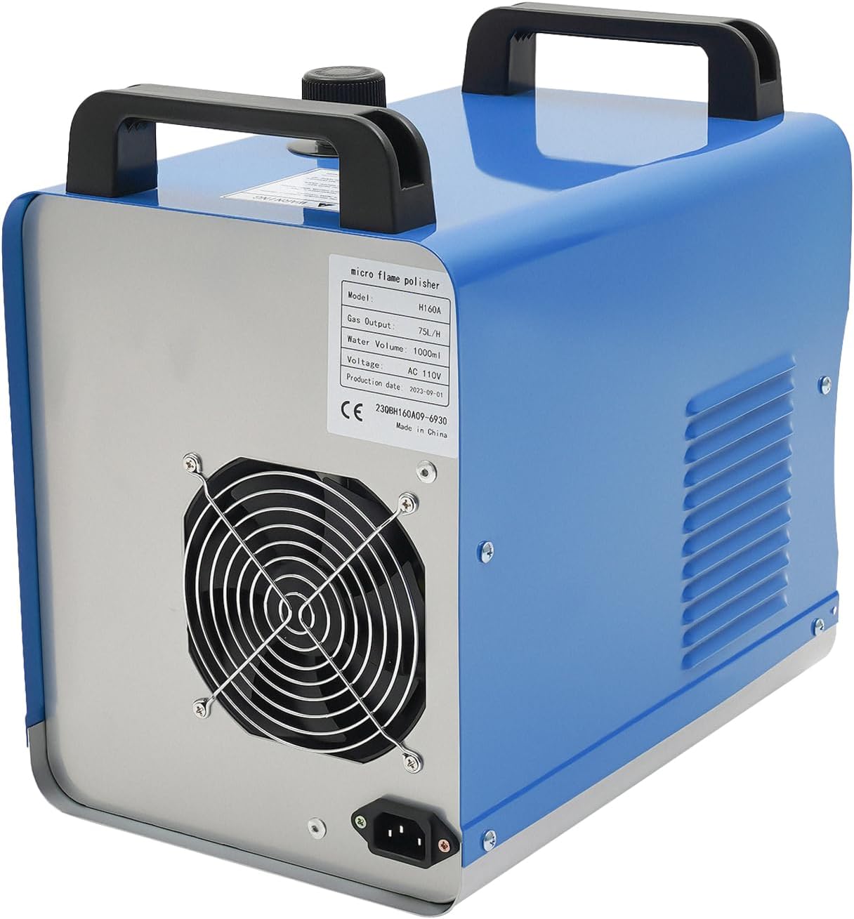 Oxygen Hydrogen Gas Flame Generator Torch Water Welder Acrylic Flame Polisher 75 L/H Portable Acrylic Flame Polishing Machine with Gas Torch AC 110V 300W