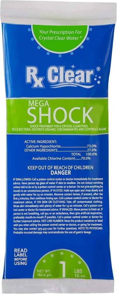 Rx Clear Chemical Maintenance Pool Kit Plus Opening Kit (Without Chlorine (Up to 30,000 Gallons))
