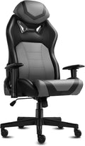 Modern-Depo Ergonomic Gaming Chairs for Adults with High-Density Memory Foam | Swivel Comfortable Office Chair, Big and Tall Video Game Chair, High Back Computer Chair for Home, Office, Grey Black