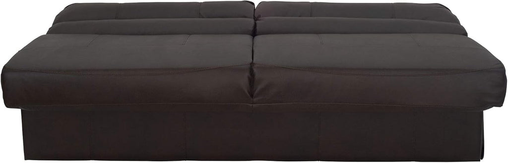 RecPro Charles RV Jackknife Sofa | Love Seat | Sleeper Sofa | Length Options 62', 68', 72' (68 Inch, Chestnut)