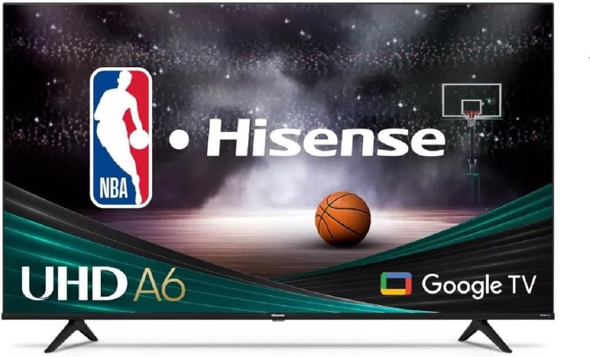 Hisense 50' 4K UHD Smart Google TV Dolby Vision HDR - 50A6H4