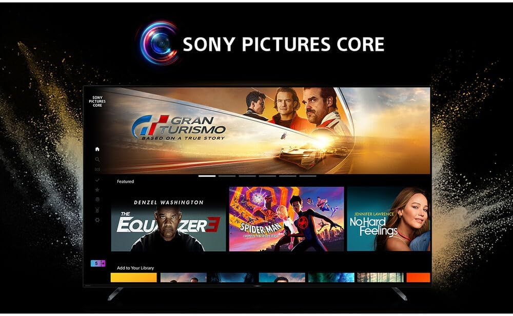 Sony BRAVIA 7 K55XR70 55 Inch 4K HDR Smart QLED Mini-LED TV (2024) Bundle with 4 Year CPS Enhanced Protection Pack