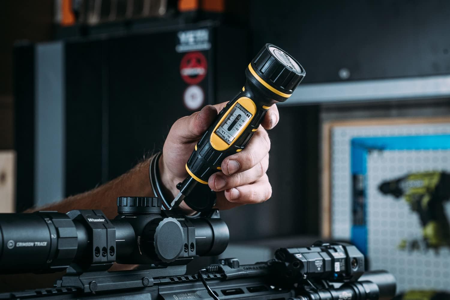 Wheeler Engineering Scope Mounting Kit with Fat Wrench, Reticle Leveling System, Bore Sighter, and Storage Case, for Scope Intallation and Alignment
