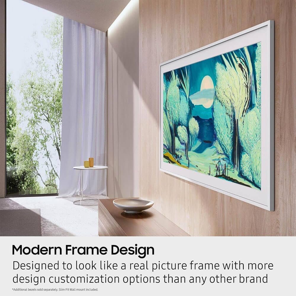 Samsung QN50LS03FKIT 50 inch The Frame LS03F QLED 4K Smart TV Bundle, Quantum HDR, Art Mode, Slim Fit Wall Mount, Alex