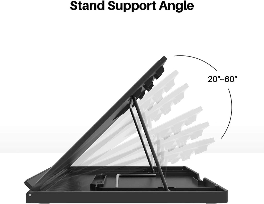2021 HUION KAMVAS 16 Graphics Drawing Tablet with Full-Laminated Screen Anti-Glare 10 Express Keys Android Support Battery-Free Stylus 8192 Pen Pressure Tilt Adjustable Stand - 15.6 Inch Pen Display