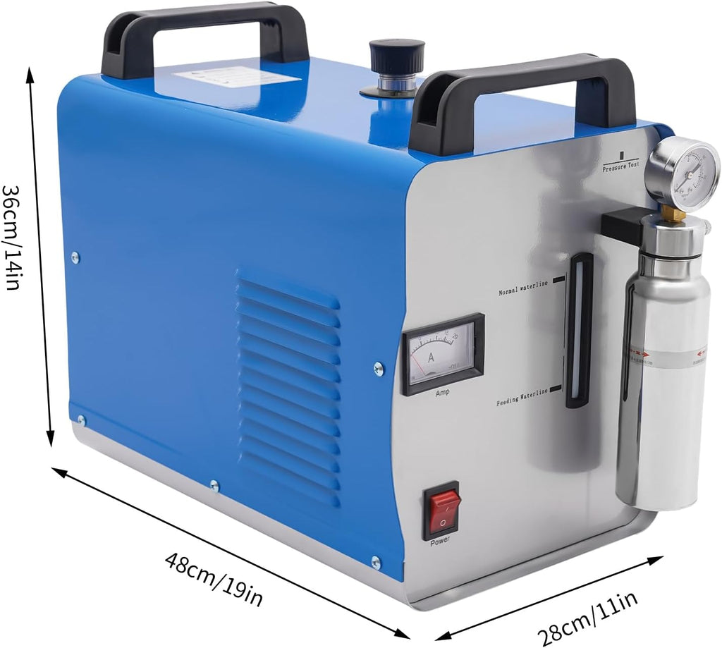 95L 400W Water Polisher Flame Polishing Machine, Oxygen Hydrogen HHO Gas Flame Generator Torch Acrylic Polisher, Economical Type Acrylic Welder Flame Polishing Machine