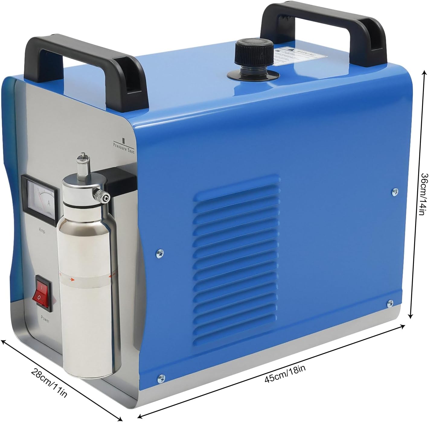 H160 75L/H 300W Oxygen-Hydrogen Welder Acrylic Gas Flame Generator Polishing Machine Electric HHO Portable Water Hydrogen Oxygen Acrylic Electrolytic Polisher Machine for Polishing Acrylic Products