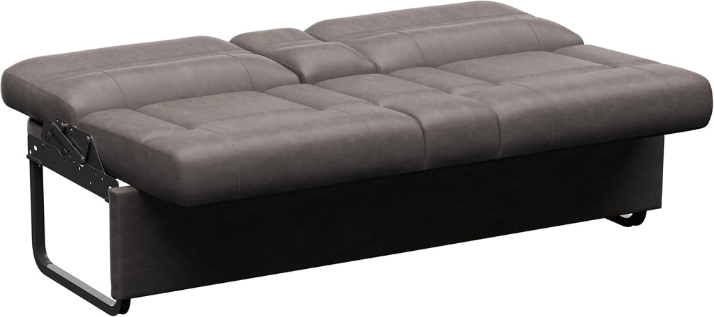 Thomas Payne Signature 62' McCoy RV Jackknife Sleeper Sofa with Matching Kickboard, Easy Transition, High-Density Foam Cushioning, Fold-Down Center, Dual Cupholders - 2024044392
