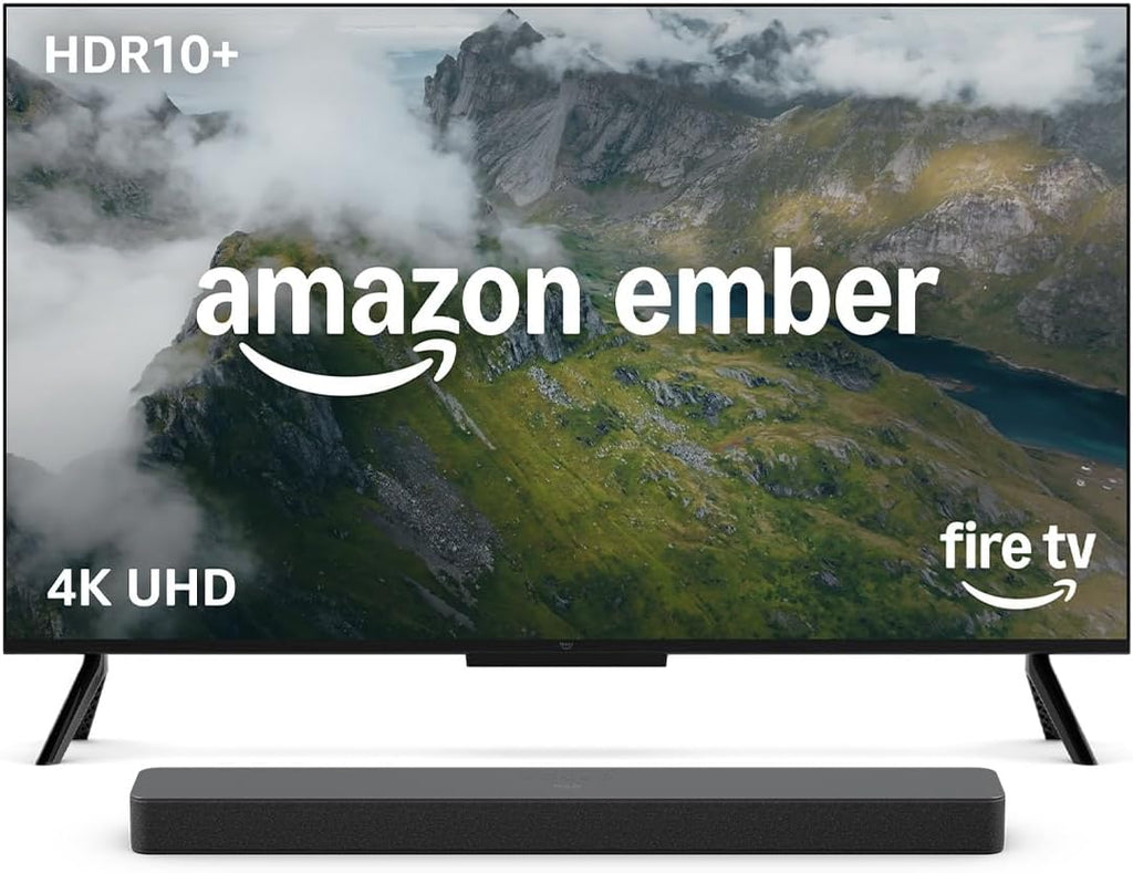 Amazon Fire TV 55' 4-Series (newest model) with Fire TV Soundbar Plus