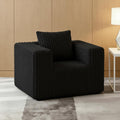 Single Cloud Sofa - No Assembly Giant Bean Bag Chair, High Backrest Wide Armrest Foam Boneless Couch, High Capacity Comfy Furry Sofa for Small Spaces Living Room Bedroom Apartment Dorm Office