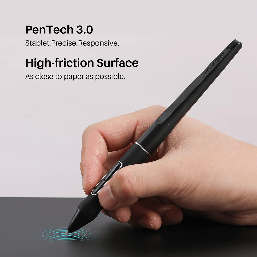 HUION Inspiroy Dial 2 Bluetooth Wireless Graphics Drawing Tablet with Dual Dials Bundle with Sketelon Glove for Digital Art, Animation and Graphics Design