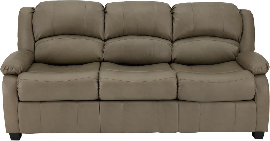 RecPro Charles Collection 80' RV Hide A Bed Loveseat | Memory Foam Mattress | RV Sleeper Sofa | Pull Out Couch | Putty