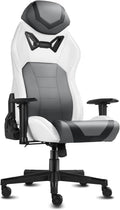 Modern-Depo Ergonomic Gaming Chairs for Adults with High-Density Memory Foam | Swivel Comfortable Office Chair, Big and Tall Video Game Chair, High Back Computer Chair for Home, Office, Grey White