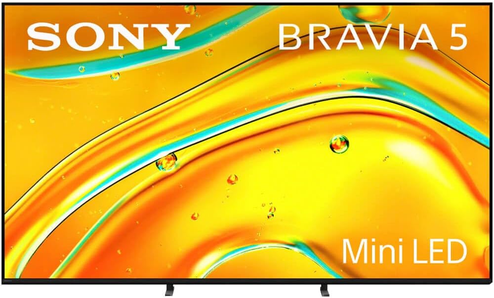 Sony K55XR50 55 inch Class Bravia 5 Series 4K Mini LED UHD Smart Google TV