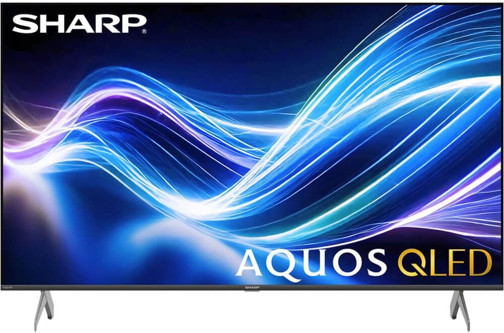 Sharp Aquos QLED 55 Inch 4K Ultra HD Xumo Smart TV with Dolby Vision HDR10 60Hz Motion Bluetooth WiFi Frameless Design Voice Remote