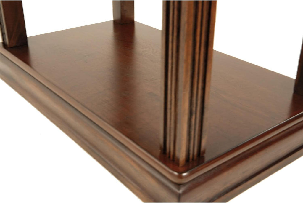 Signature Design by Ashley Breegin Chair Side End Table, 1 Drawer, 1 Fixed Shelf, Veneers, Wood, 13.13' W x 22.13' D x 23' H, Brown