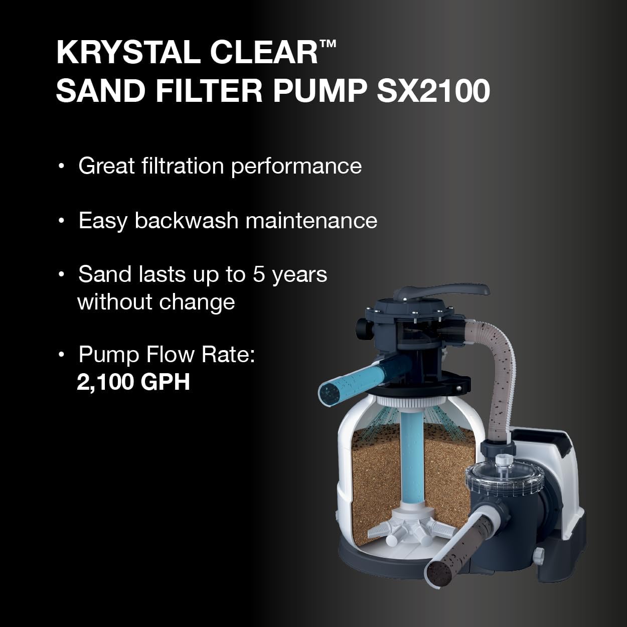 INTEX 26333EP 20ft X 48in Ultra XTR Frame Deluxe Above Ground Swimming Pool Set with 2100 GPH Sand Filter Pump, Removable Ladder, Ground Cloth, Pool Cover, SuperTough, Puncture and Rust Resistant