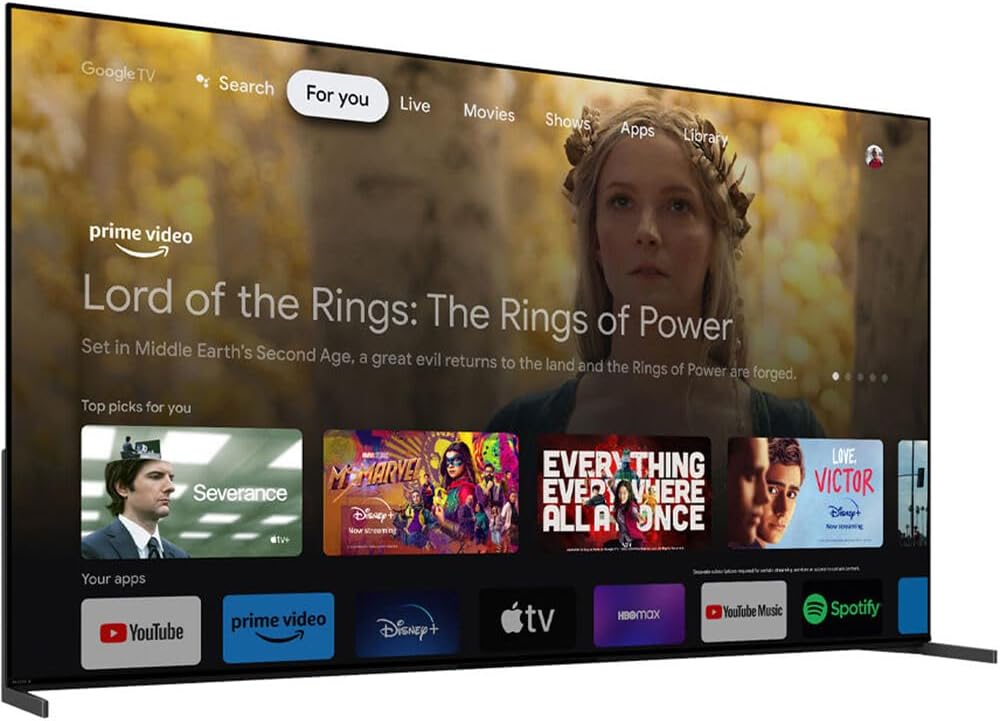 Sony QD-OLED 77 inch BRAVIA XR A95L 4K HD Smart Google TV Gaming Features for PS5 | Official USA Partner | + Deco Gear 4K HDMI Cable x2 & CPS Exclusive 26 Month Protection (BEACH-CPS-265000)