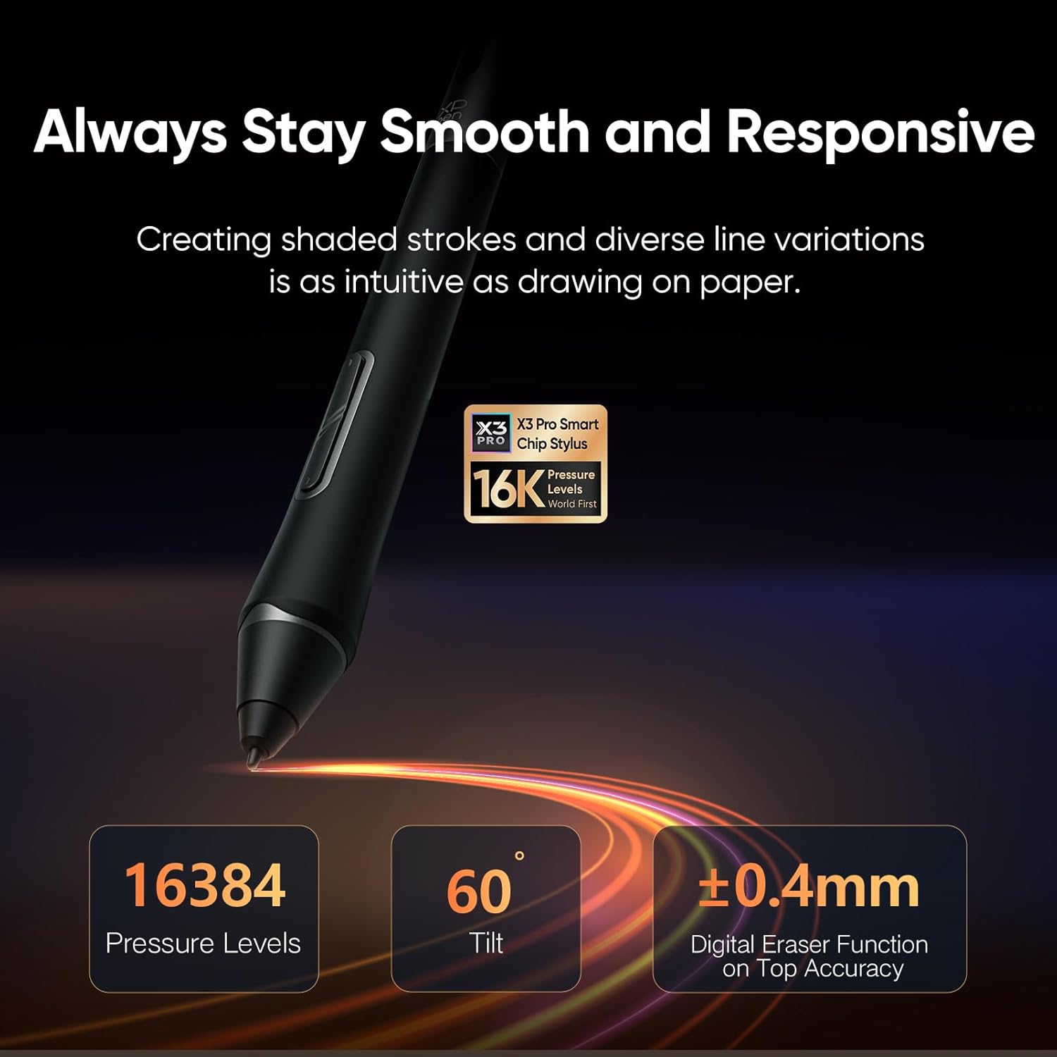 XPPen Artist Pro 22 Gen2 2.5K QHD Drawing Tablet with Screen, 16384 Pen Pressure Stylus Graphic Tablet with Wireless Keydial, 99% Adobe RGB, △E<1, ADS-IPS Pen Display with Full Laminated Screen 21.5'