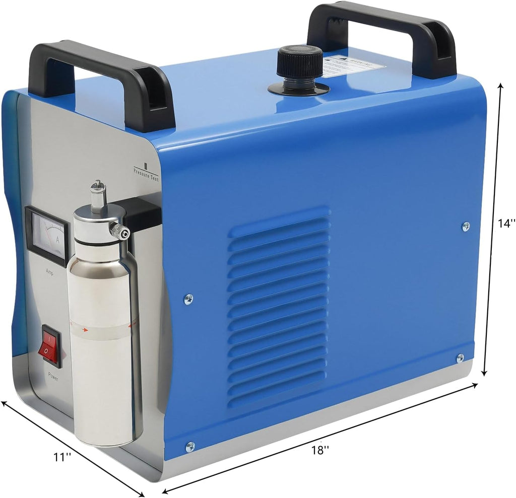 Oxygen Hydrogen Gas Flame Generator Torch Water Welder Acrylic Flame Polisher 75 L/H Portable Acrylic Flame Polishing Machine with Gas Torch AC 110V 300W