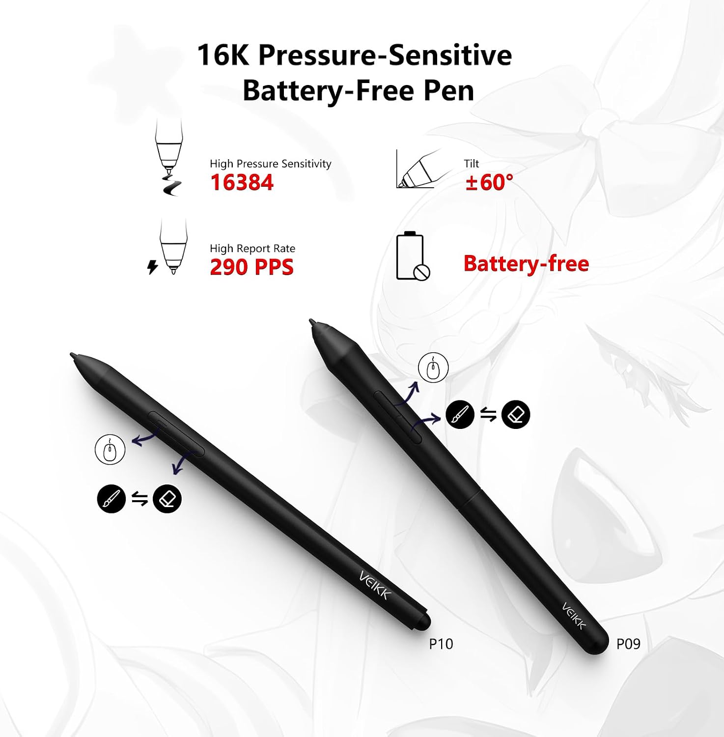 VEIKK Drawing Tablet with Screen 15.6' Graphics Tablet, Studio 16 Art Tablet with 16384 Pen Pressure,Adjustable Stand,Quick Dial and 5 Shortcut Keys, 125% sRGB