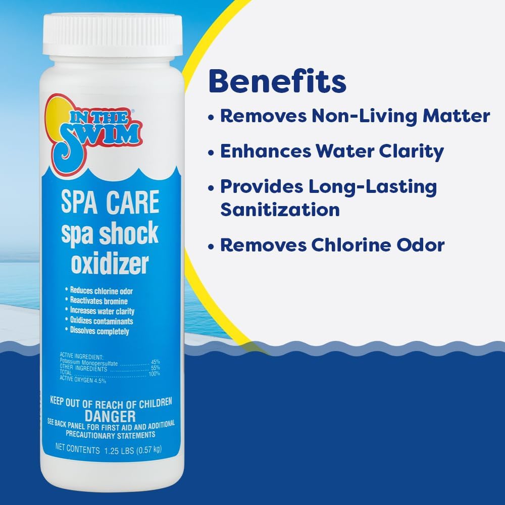 In The Swim Spa and Hot Tub Maintenance Kit and Bromine Plus Bundle – Pre-Stabilized, Low Odor, Chlorine Alternative