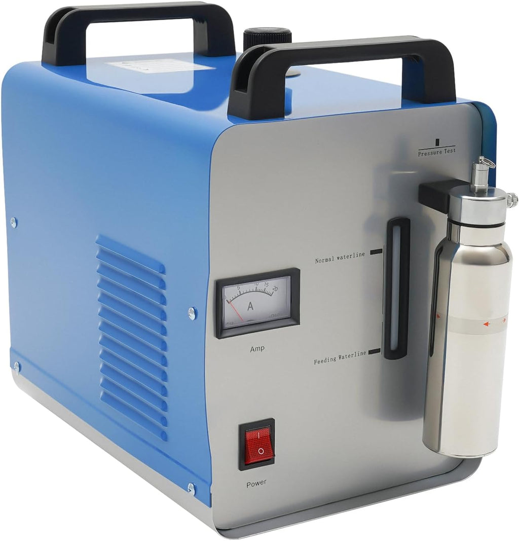 H160 75L/H 300W Oxygen-Hydrogen Welder Acrylic Gas Flame Generator Polishing Machine Electric HHO Portable Water Hydrogen Oxygen Acrylic Electrolytic Polisher Machine for Polishing Acrylic Products