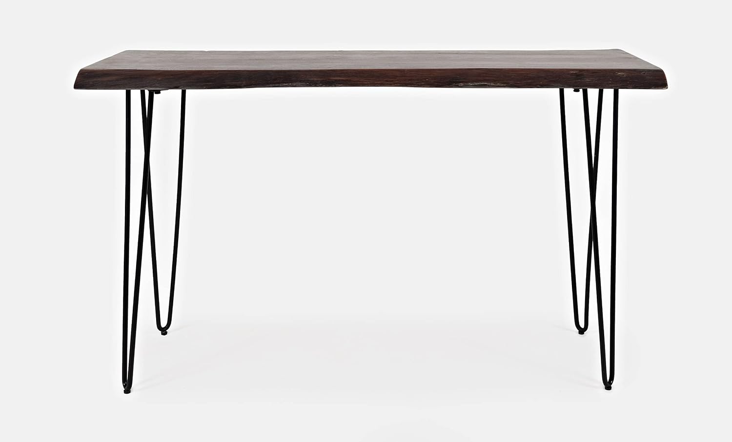Jofran Nature's Edge Solid Acacia Sofa Console Table, Slate