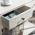 Safavieh Home Collection Josie Distressed White 2-Drawer Console Table
