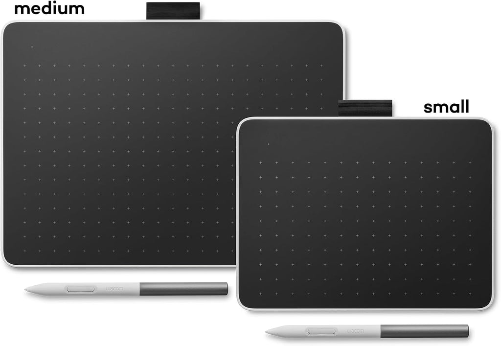 Wacom One Bluetooth Drawing Tablet, Medium, Compatible with Chromebook, Mac, Windows, Android
