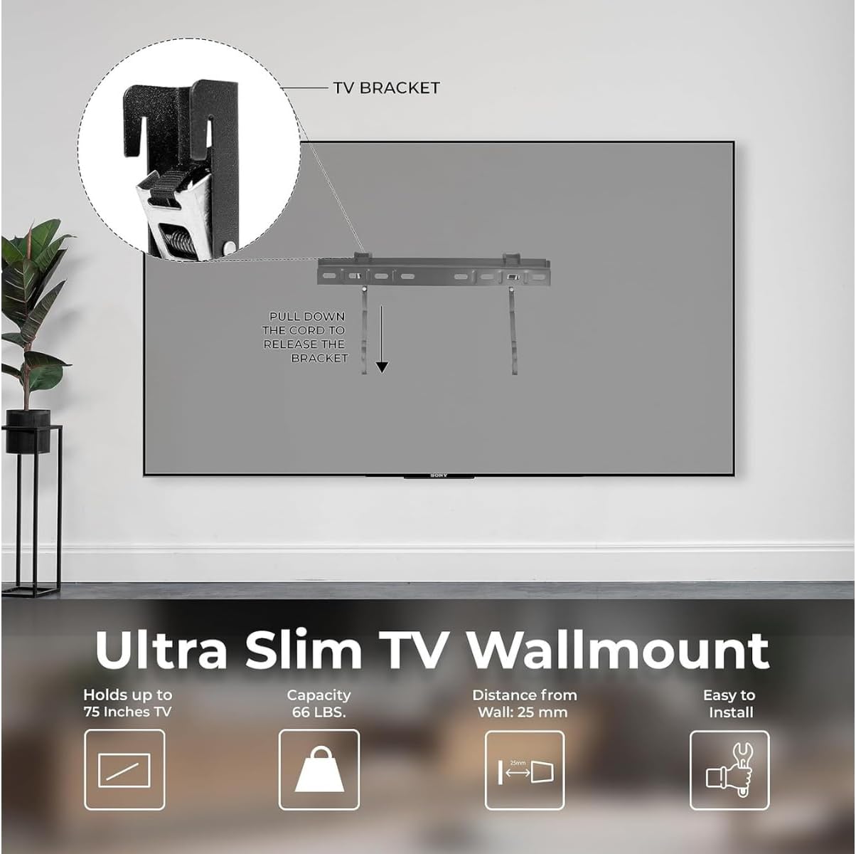 LG 55' Class UA7700 (2025) 4K LED WebOS25 Smart TV - a7 AI Processor 4K Gen8 HDR10 Bluetooth Game Optimizer Compatible Compatible with Alexa & Google Assistant with Wall Mount (Renewed)