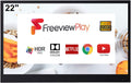22inch Smart Black TV for Bathroom,Waterproof TV ATSC Tunner Android 11.0 for Hotel/Kitchen,Built-in Speakers,Wi-fi and Bluetooth,B22,Model 2026