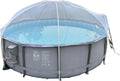 Pool Net Dome for 16' to 18' Round Above Ground Pools | 6 of 7 Parts Included. NOT Included are THE Poles Made of Inexpensive PVC Pipe to BE Purchased BY Customer.