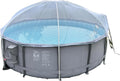 Pool Net Dome for 22' to 24' Round Above Ground Pools | 6 of 7 Parts Included. NOT Included are THE Poles Made of Inexpensive PVC Pipe to BE Purchased BY Customer.