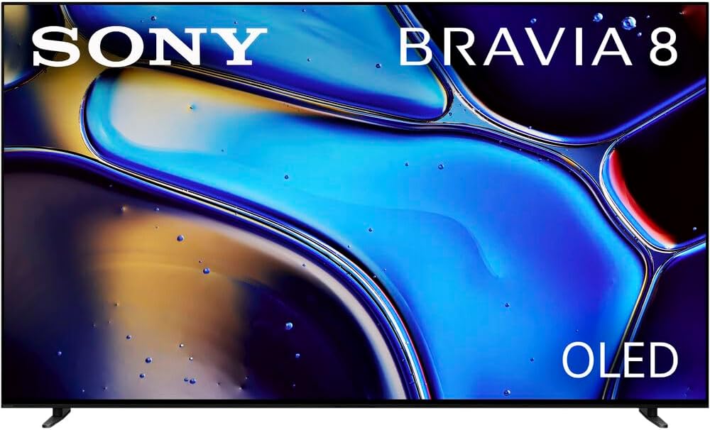 Sony K77XR80 BRAVIA 8 77 inch 4K HDR Smart OLED TV 2024 Bundle with 2 YR CPS Enhanced Protection Pack