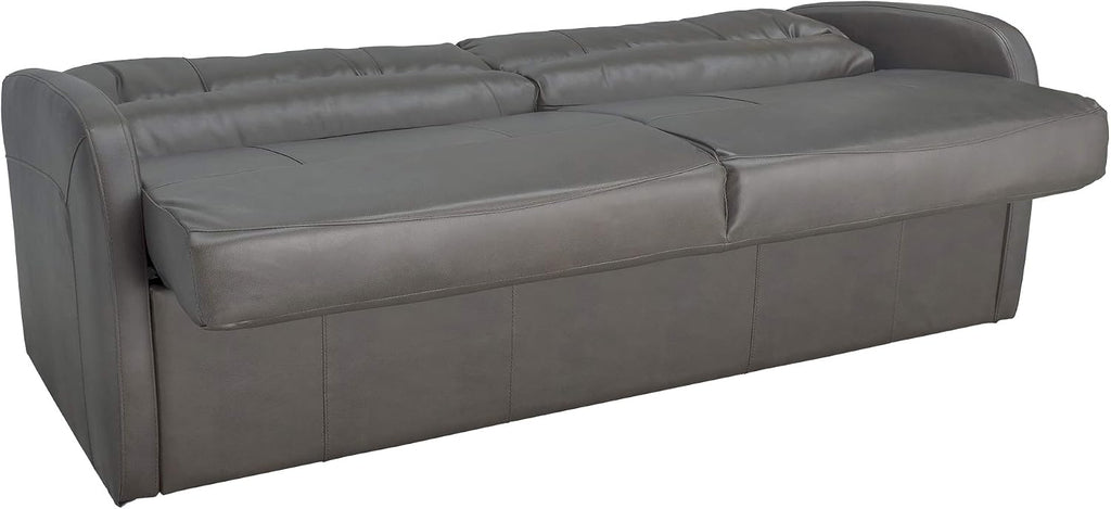 RecPro Charles Collection | 70' RV Jack Knife Sofa w/Arms | RV Sleeper Sofa | RV Couch | RV Living Room (Slideout) Chestnut