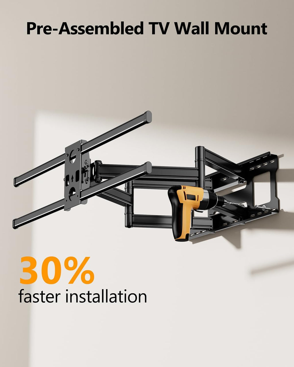FORGING MOUNT Heavy Duty 60 to 120 inch XXXL Full Motion TV Wall Mount Max VESA1000x600mm Up to 275lbs for Extra Large Big Screens,Universal Articulating TV Mount Bracket Swivel Tilt,16-24' Studs