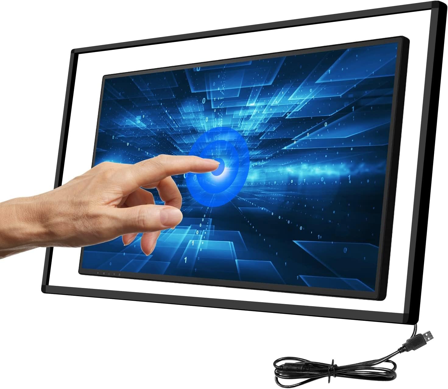 SpecialTouch 43 Inch Infrared Touch Screen Frame 20 Points Interactive Ir Touch Panel Overlay Suitable for Touch Monitor TV Frame, Touch Whiteboard