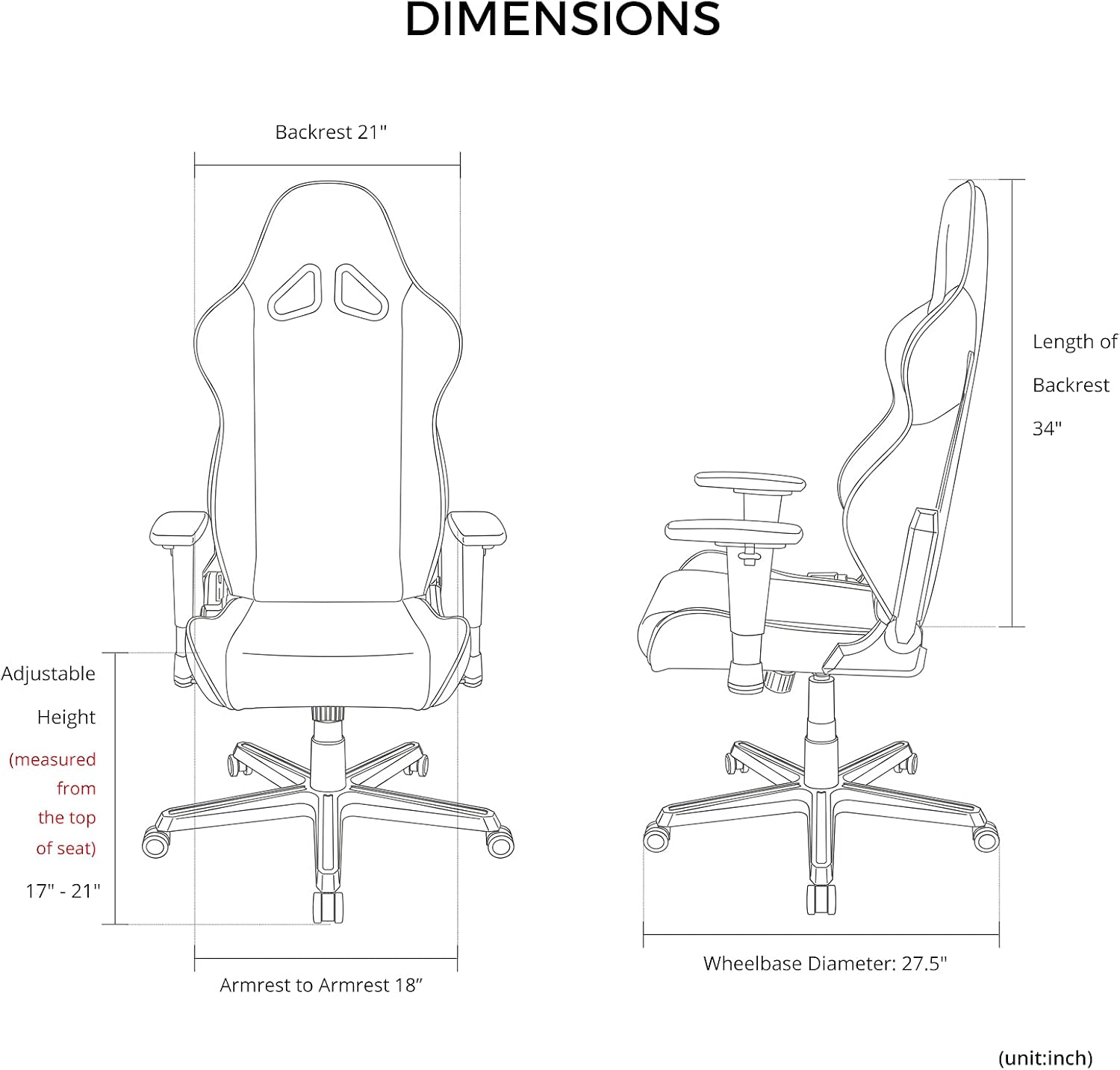 DXRacer M Gaming Chair, Suede Fabirc High Back Computer Chair for Adults, Big and Tall Racing Style Ergonomics PC Office Recliner Game Chair, Extra Large, Black and White
