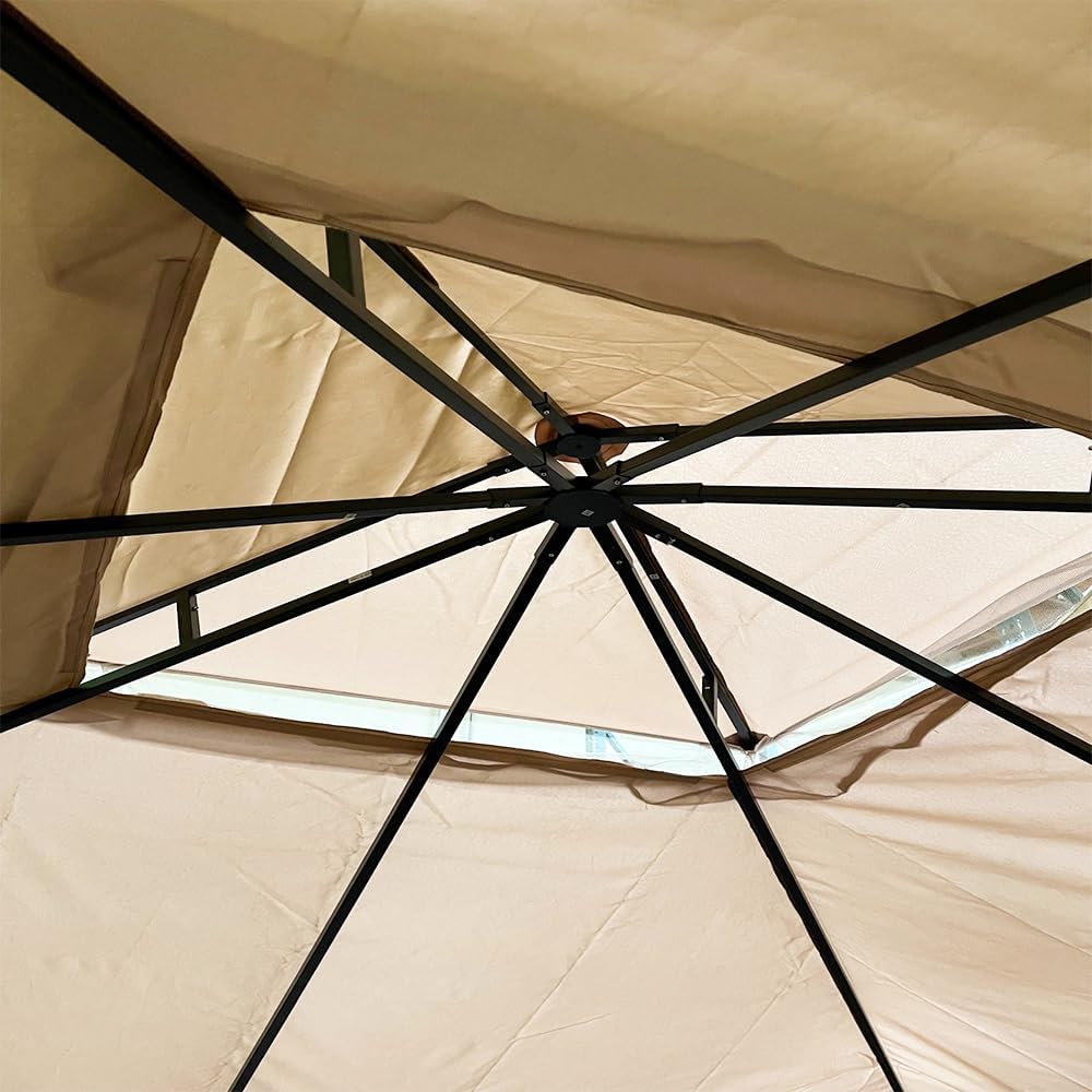 Garden Winds Replacement Canopy Top Cover Compatible with The Outsunny 84C-028 Arrow Gazebo - Riplock 350