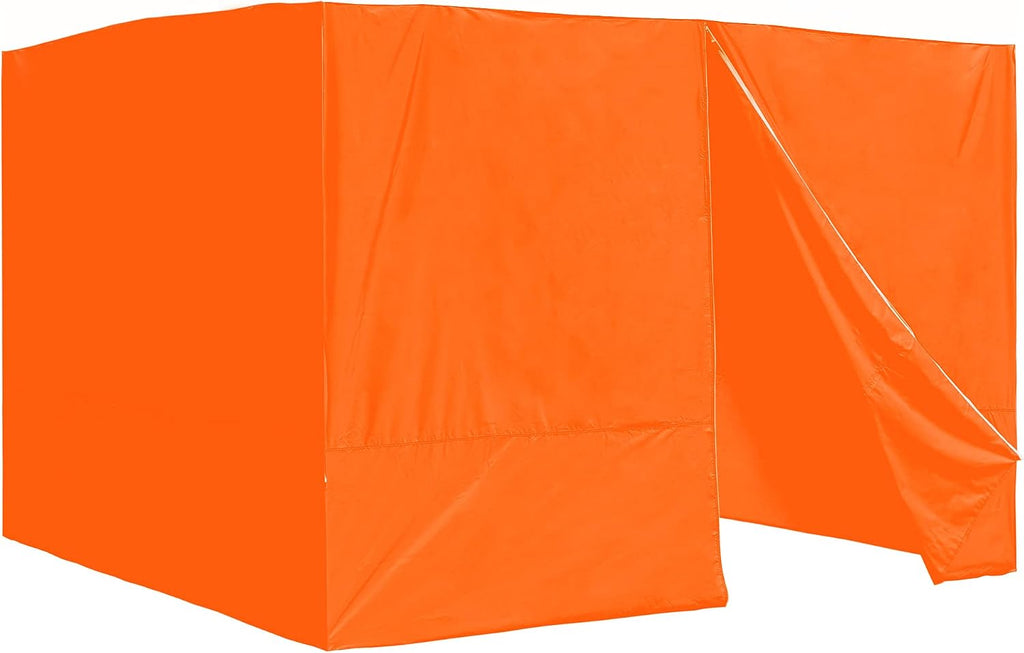 InstaHibit 4 Pack Side Wall for 10x10 Ft EZ Pop Up Canopy Tent UV50+ Zipper 550D (Sidewall Only)