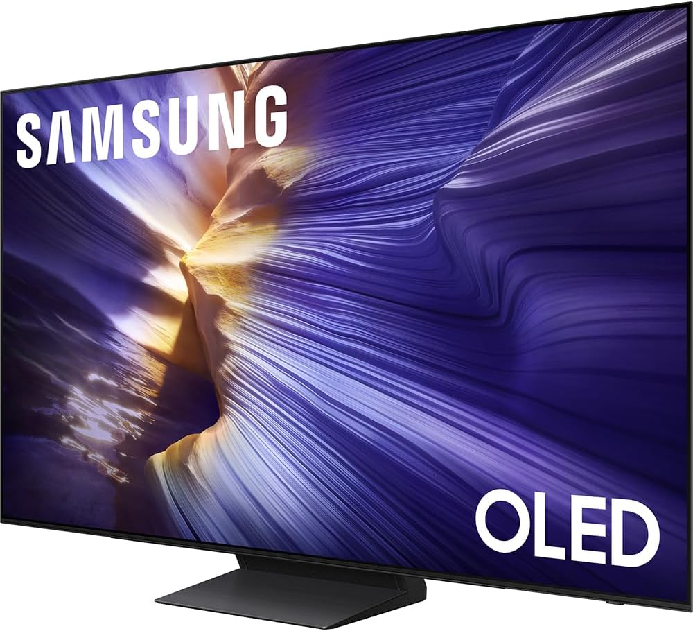 Samsung 55 inch OLED 4K S90F Vision AI Smart TV (2025) (Renewed) Bundle with Deco Gear 6FT HDMI 2.0 Cable and CPS Exclusive 26 Month Protection Pack (BEACH-CPS-26M2000)