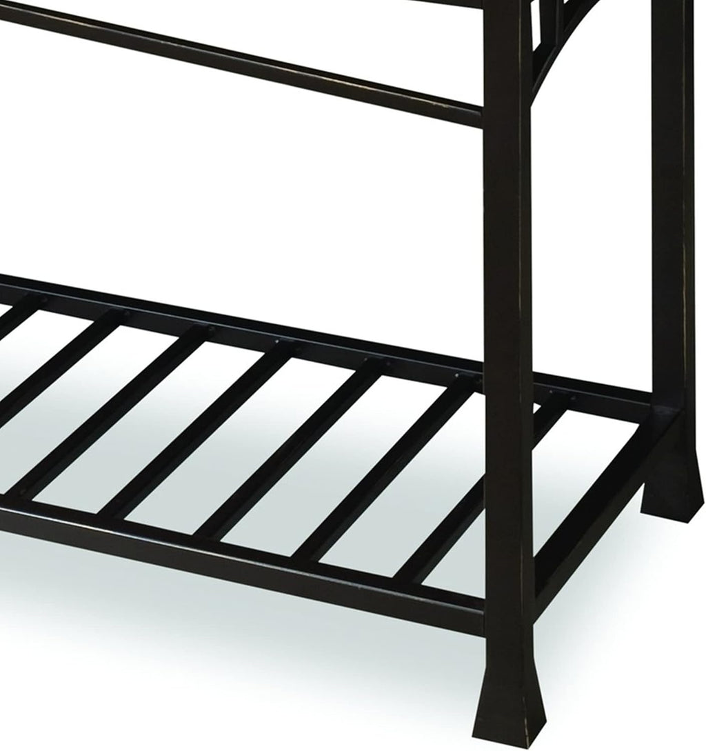 Modern Craftsman Distressed Oak Sofa Table by Home Styles 16D x 44.5W x 20H in